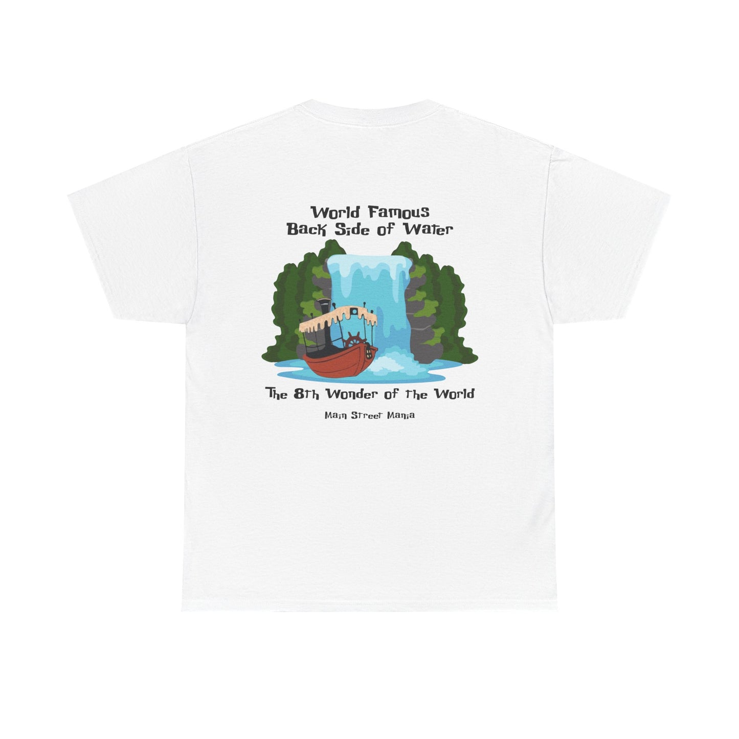 World Famous Back Side of Water Tee, Unisex Cotton T-Shirt, Adventure Apparel, Travel Gift, Nature Lover Shirt, Fun Souvenir Clothing