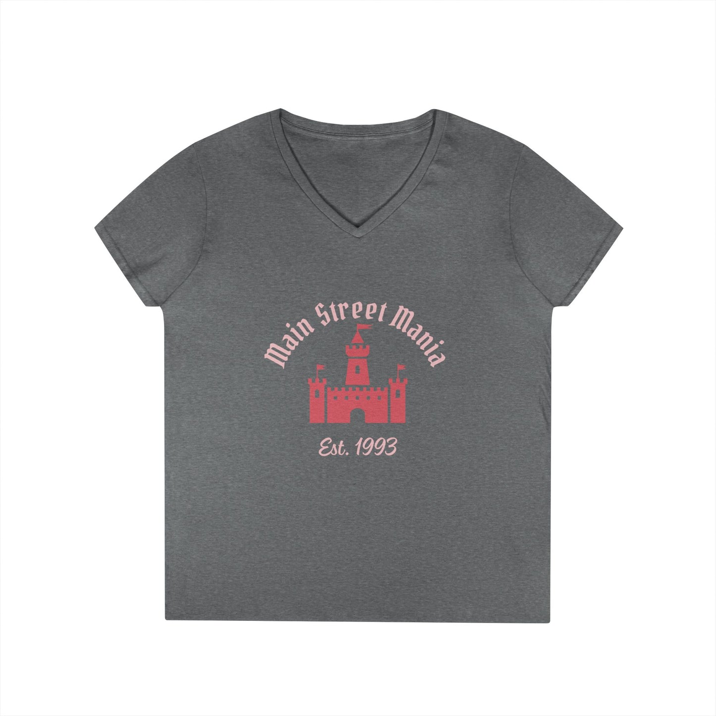 Disney Castle Ladies' V-Neck T-Shirt