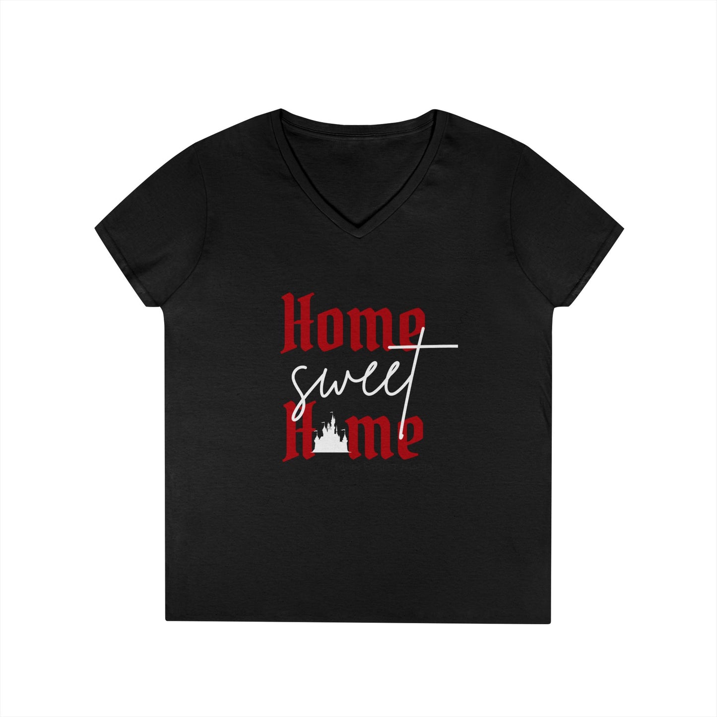 Home Sweet Home V-Neck T-Shirt Disneyland Castle Inspired