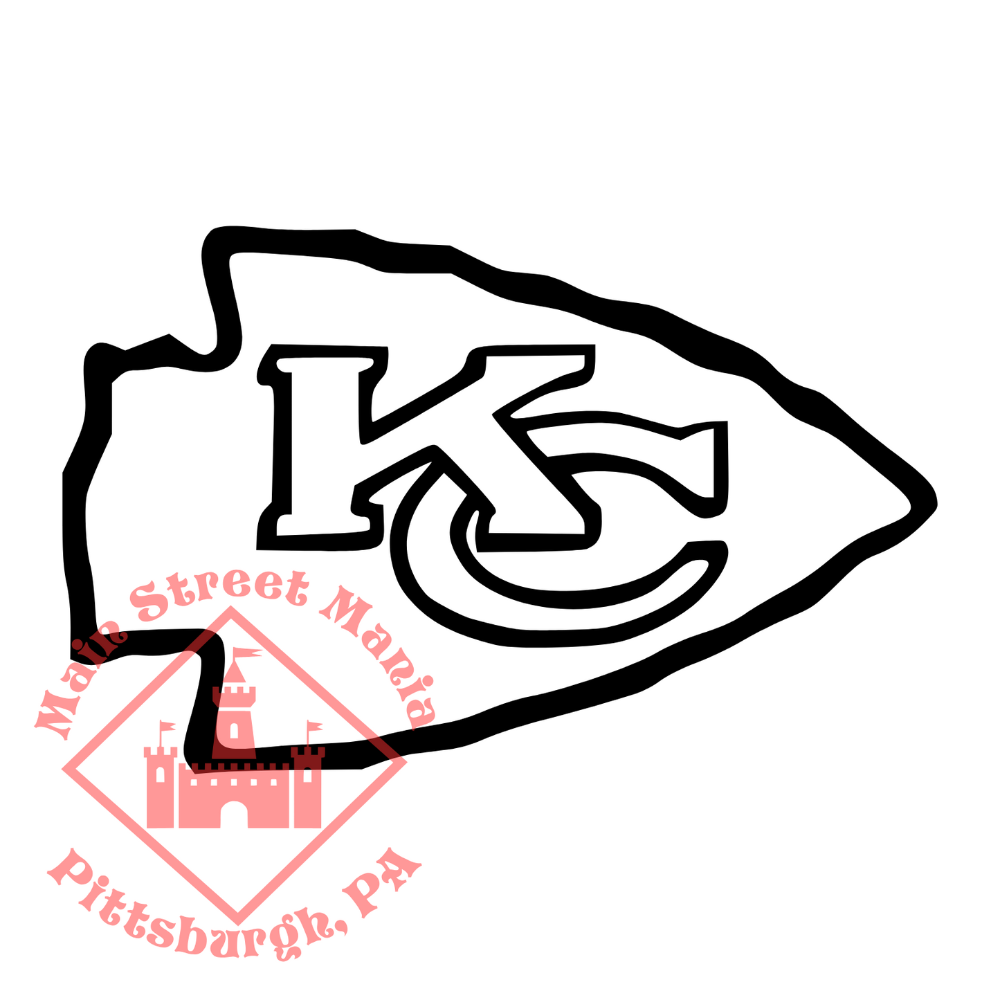 Chiefs Arrow Sticker Decal