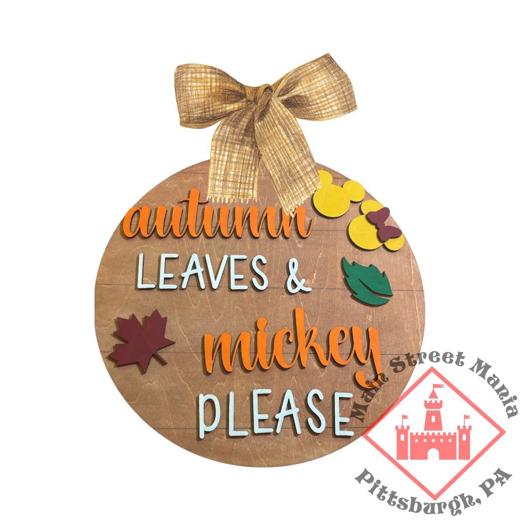 Autumn Leaves & Mickey Please