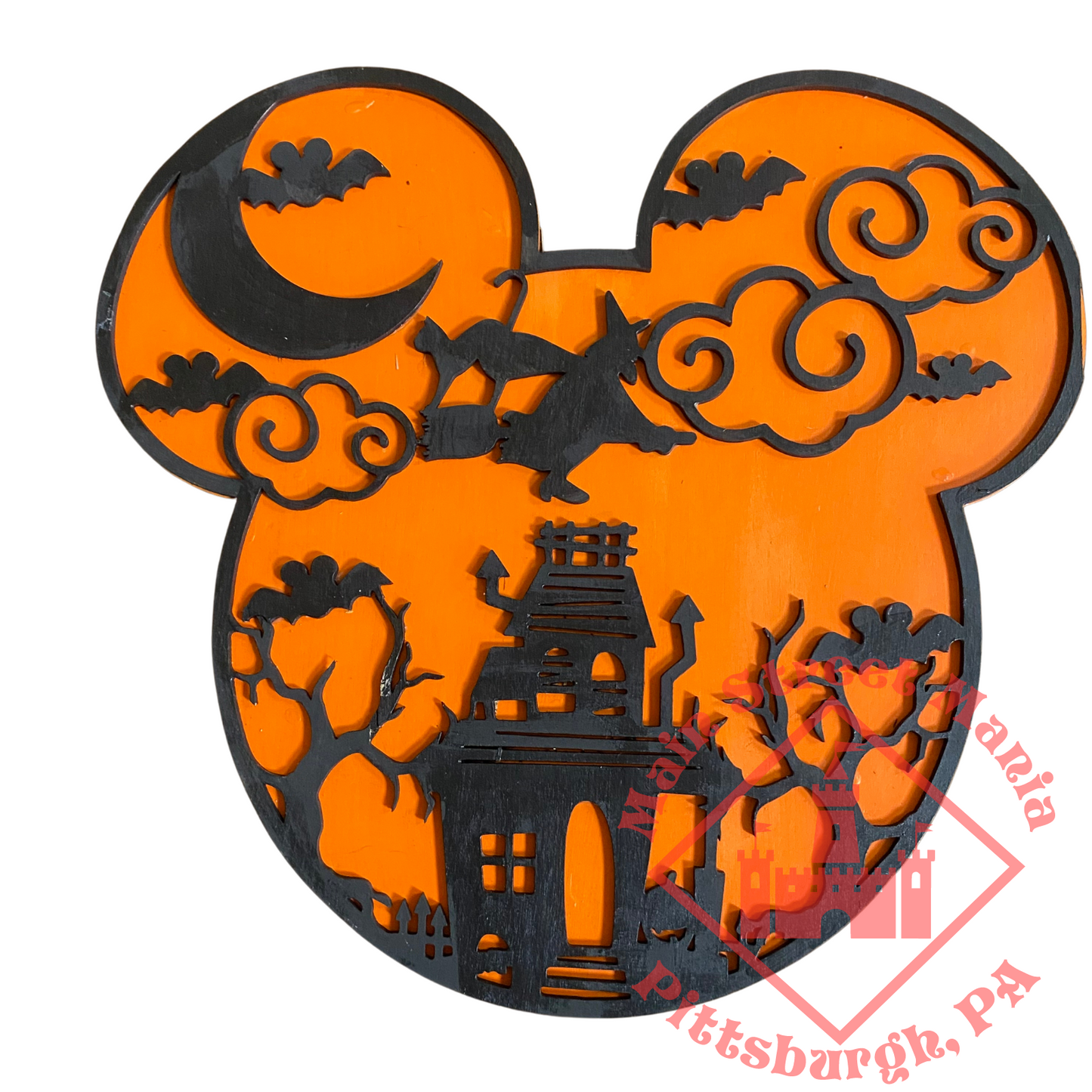 Halloween Mickey Ears Sign
