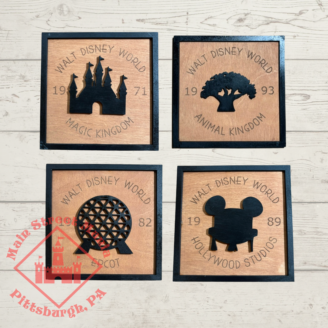 4 Parks Mini Plaques