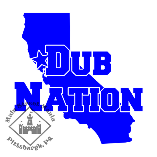 Golden State Warriors Dub Nation Sticker Decal