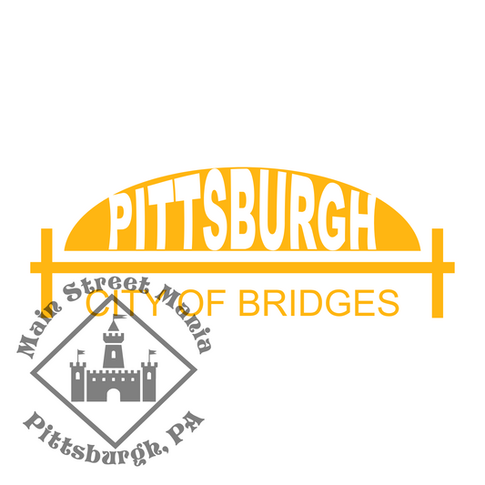 Pittsburgh City of Bridges Decal Sticker
