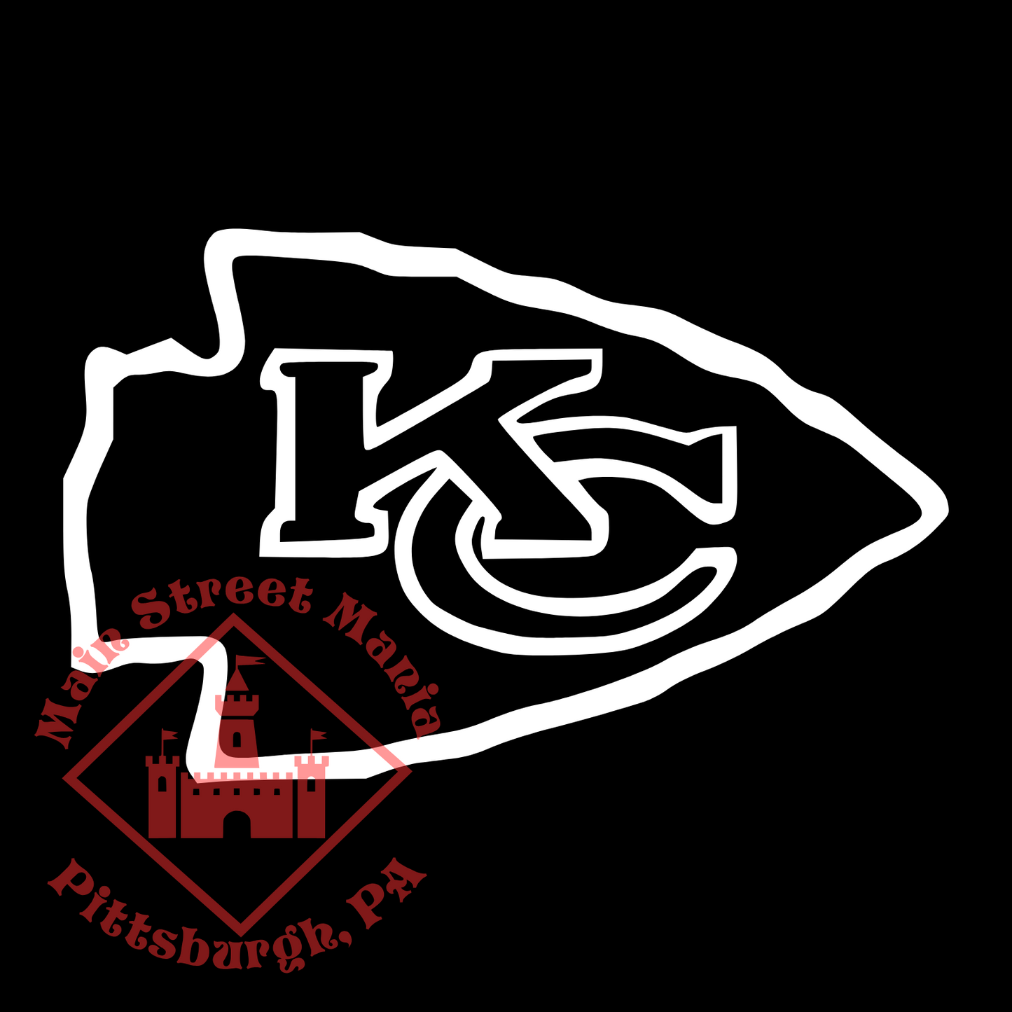 Chiefs Arrow Sticker Decal