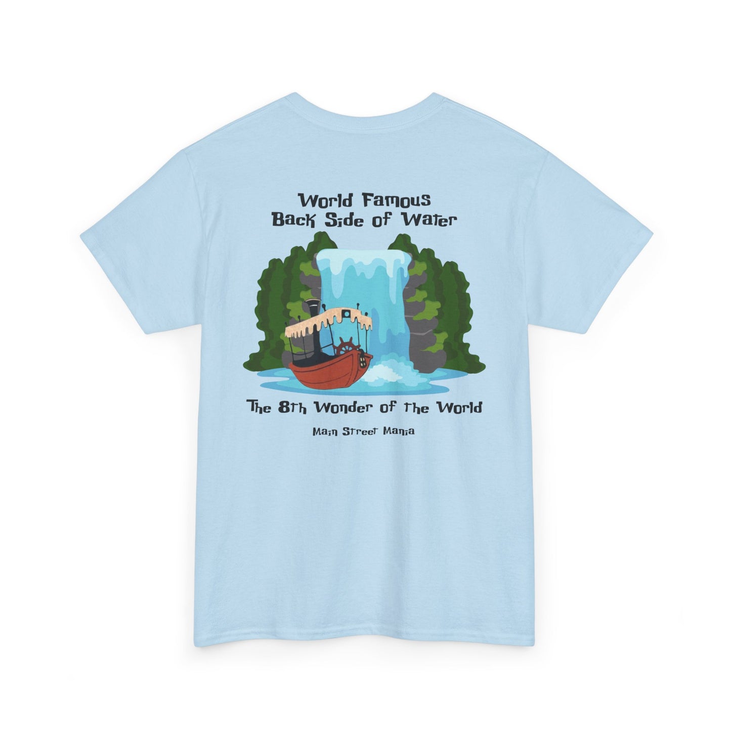 World Famous Back Side of Water Tee, Unisex Cotton T-Shirt, Adventure Apparel, Travel Gift, Nature Lover Shirt, Fun Souvenir Clothing