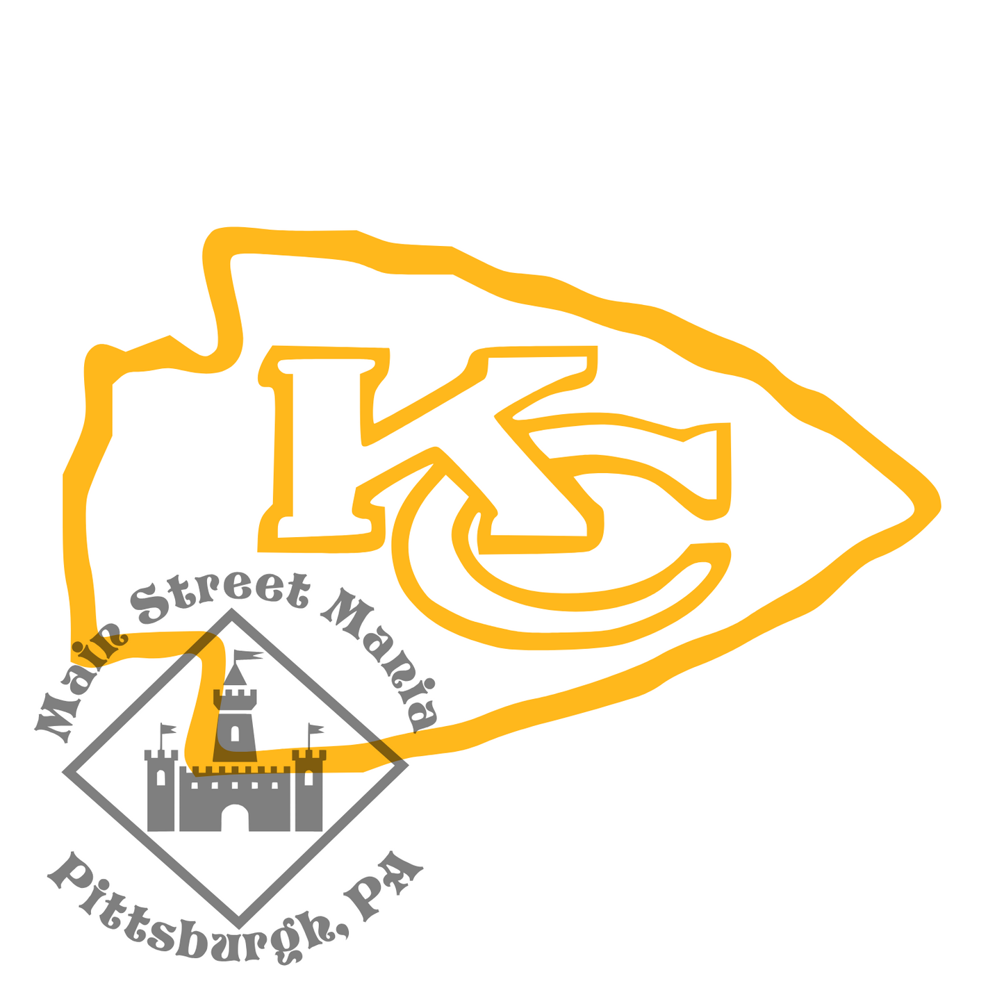 Chiefs Arrow Sticker Decal