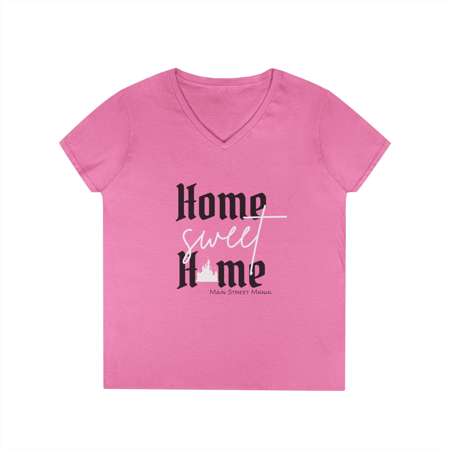 Home Sweet Home V-Neck T-Shirt Disneyland Castle Inspired