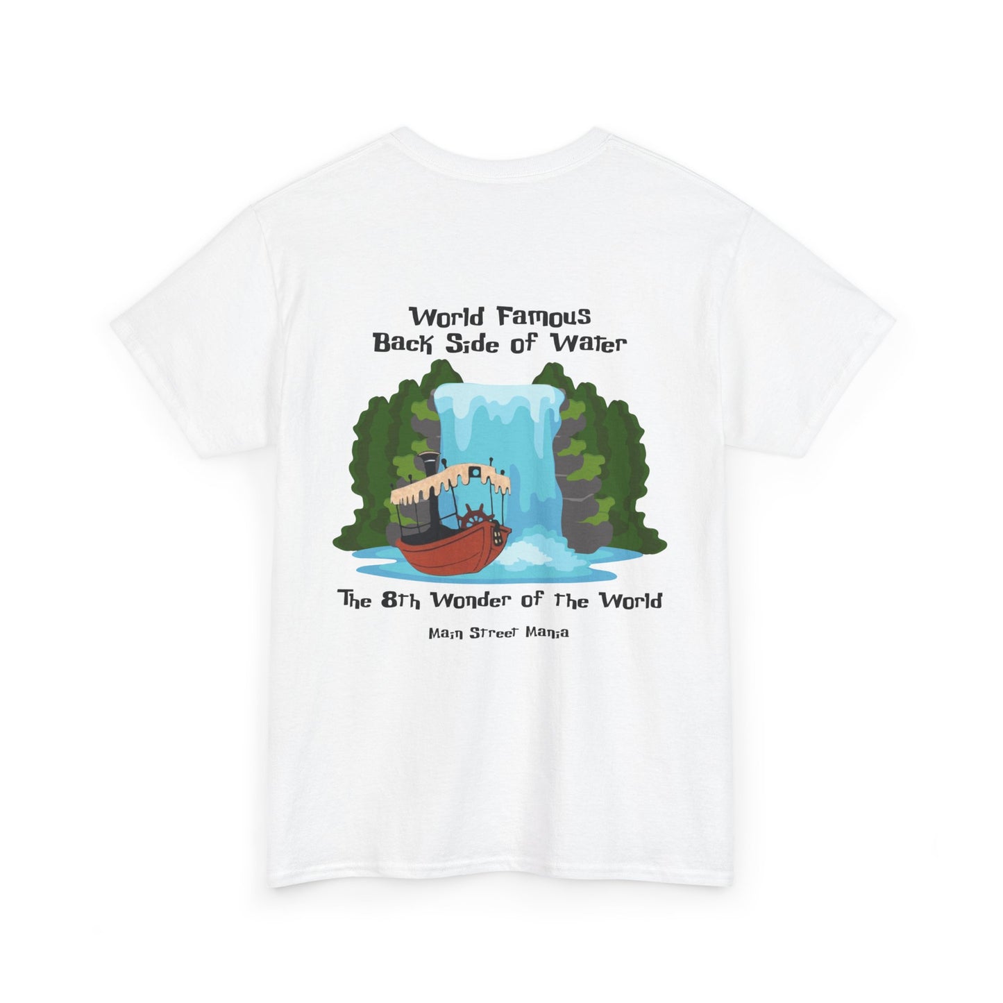 World Famous Back Side of Water Tee, Unisex Cotton T-Shirt, Adventure Apparel, Travel Gift, Nature Lover Shirt, Fun Souvenir Clothing