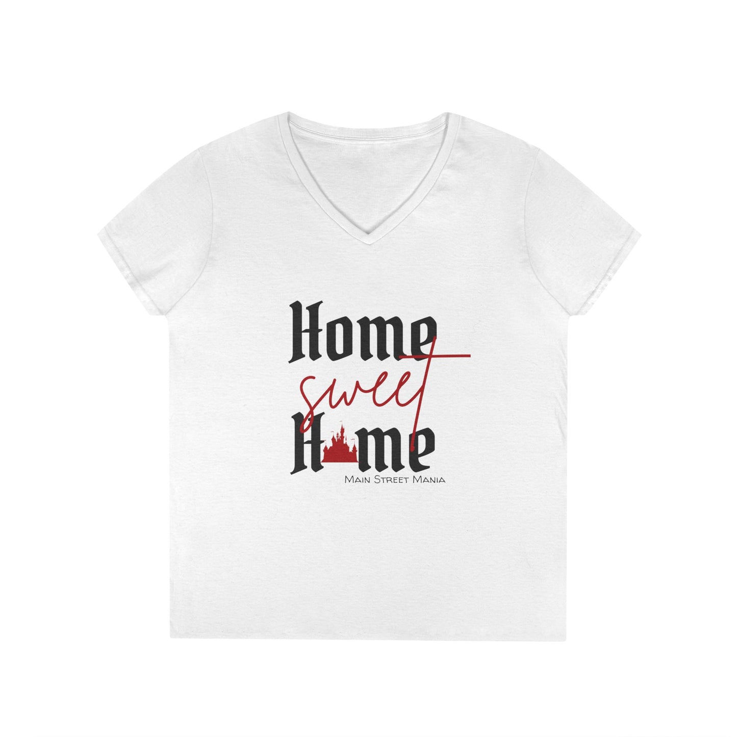 Home Sweet Home V-Neck T-Shirt Disneyland Castle Inspired