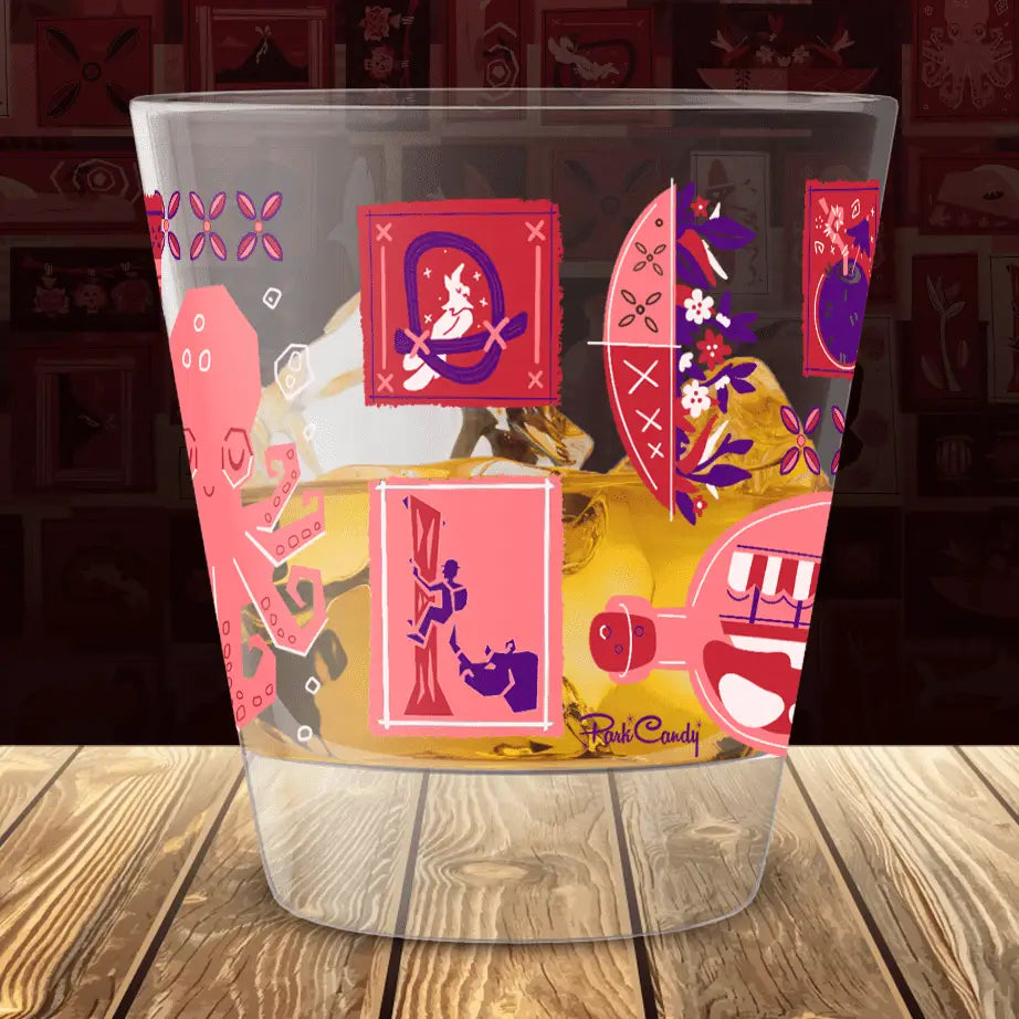 Red Lava Tiki Tiki Mai Tai Glass by Park Candy