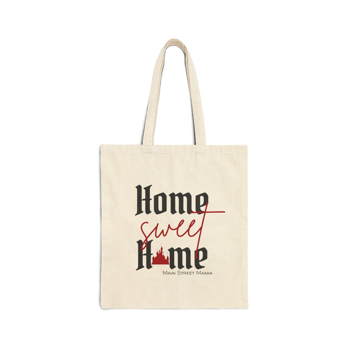 Home Sweet Home Canvas Tote Bag - Eco-Friendly, Reusable, Shopping, Gift, Home Decor