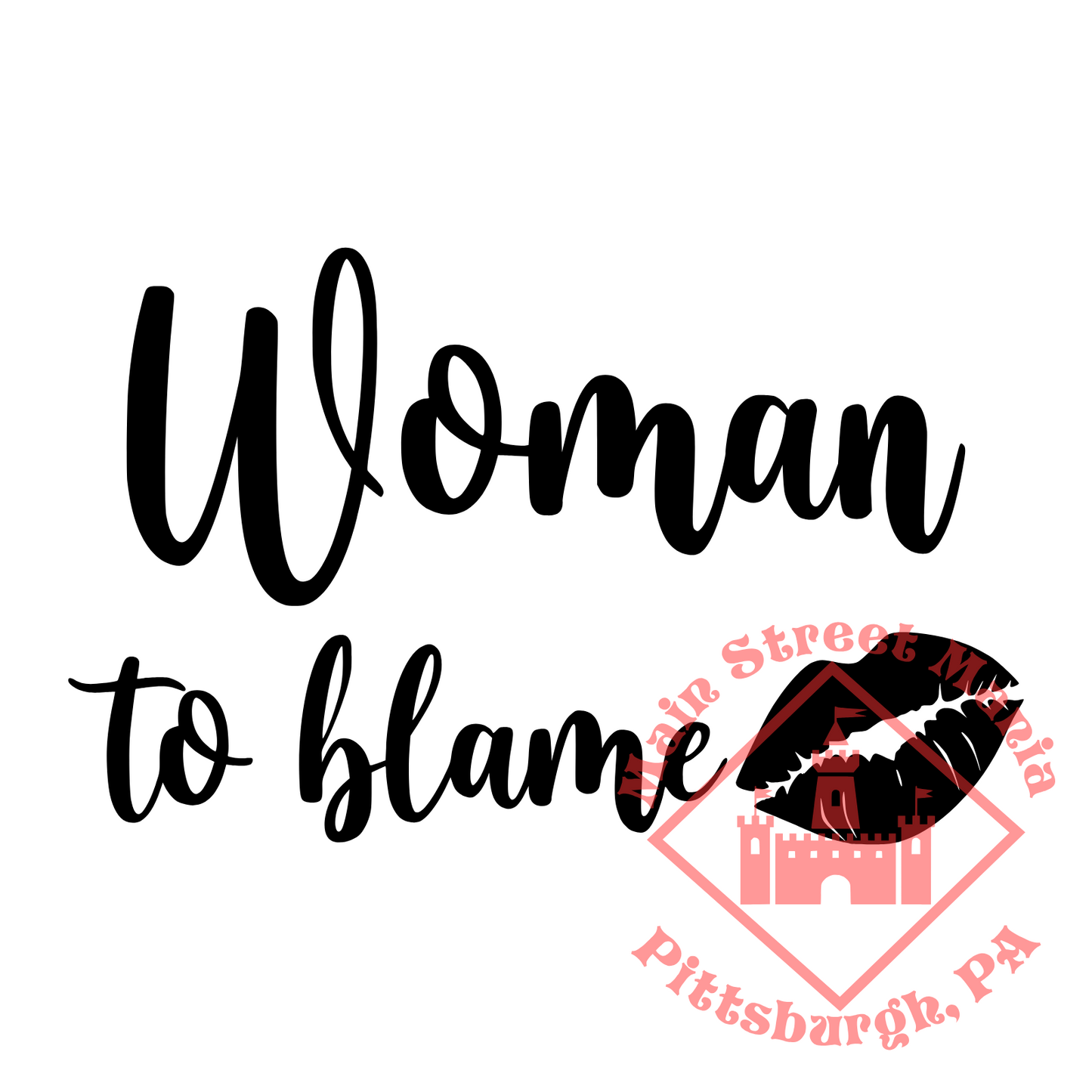 Woman to Blame Sticker Decal
