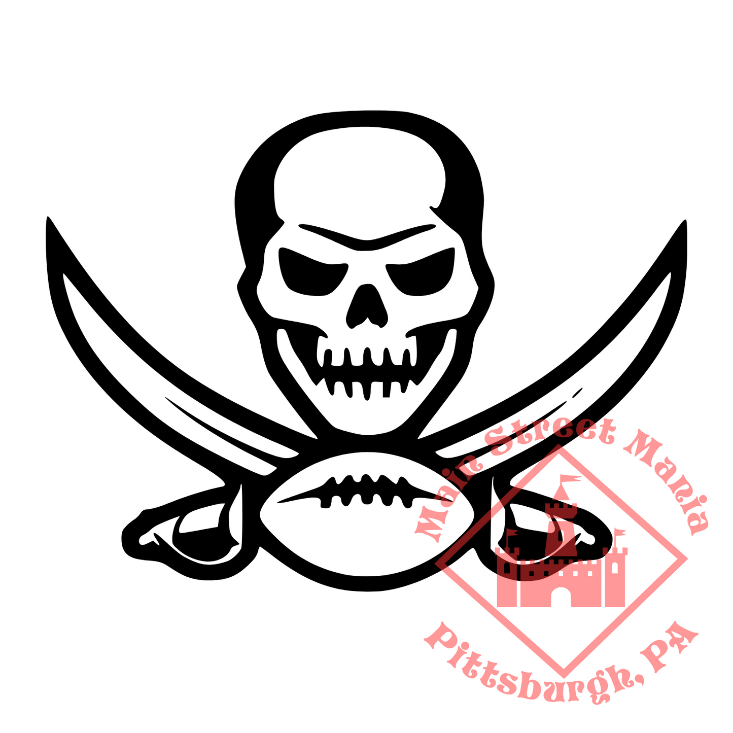 Buccaneers Logo Sticker Decal