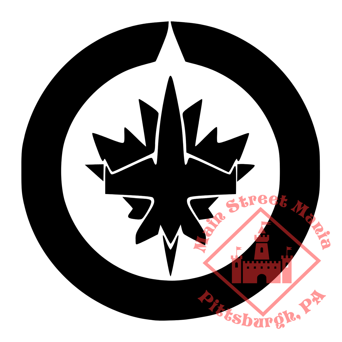 Jets Hockey Logo Sticker Decal
