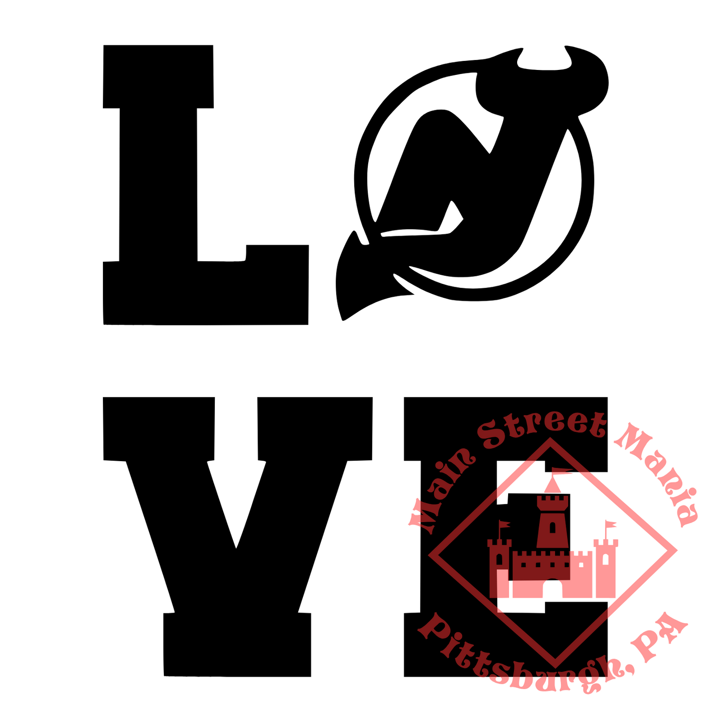 Devils Love Sticker Decal