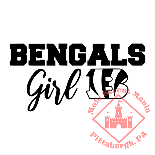 Bengals Girl Sticker Decal