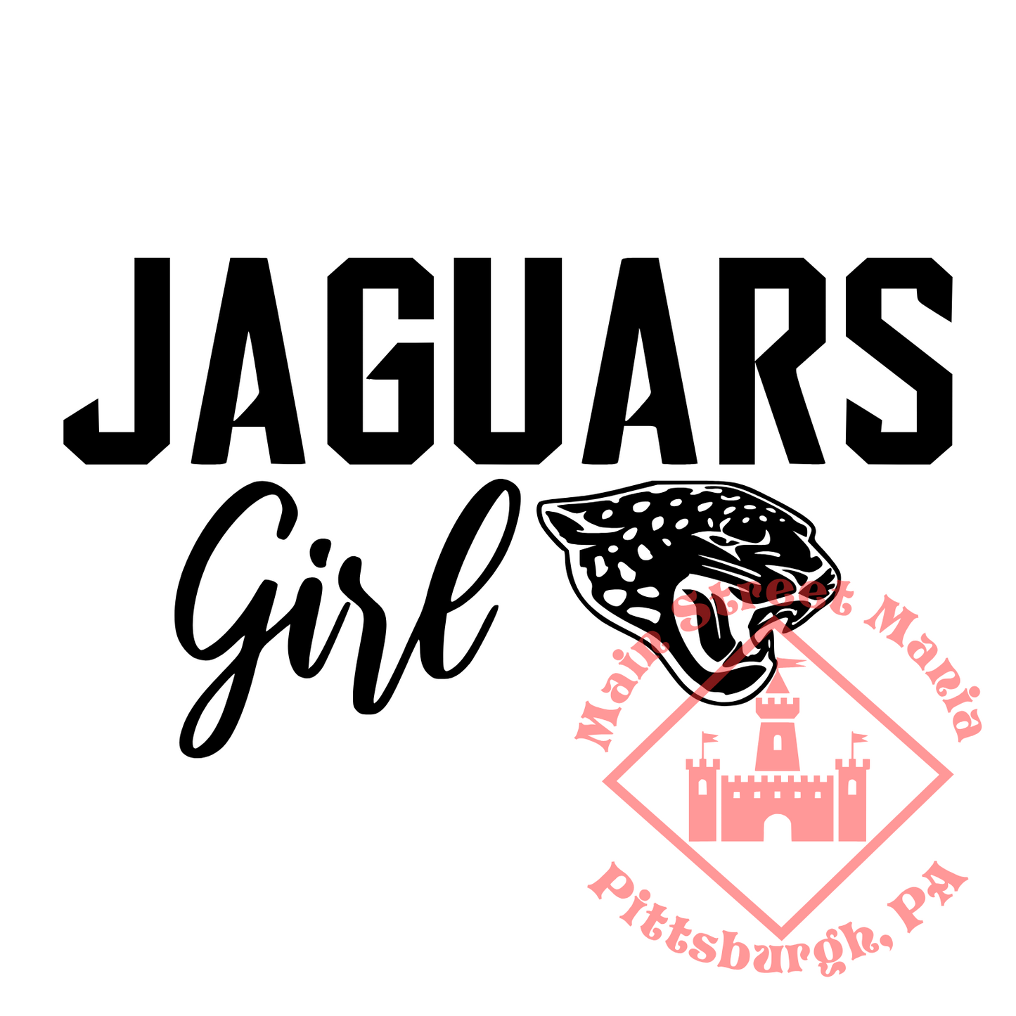 Jaguars Girl Sticker Decal