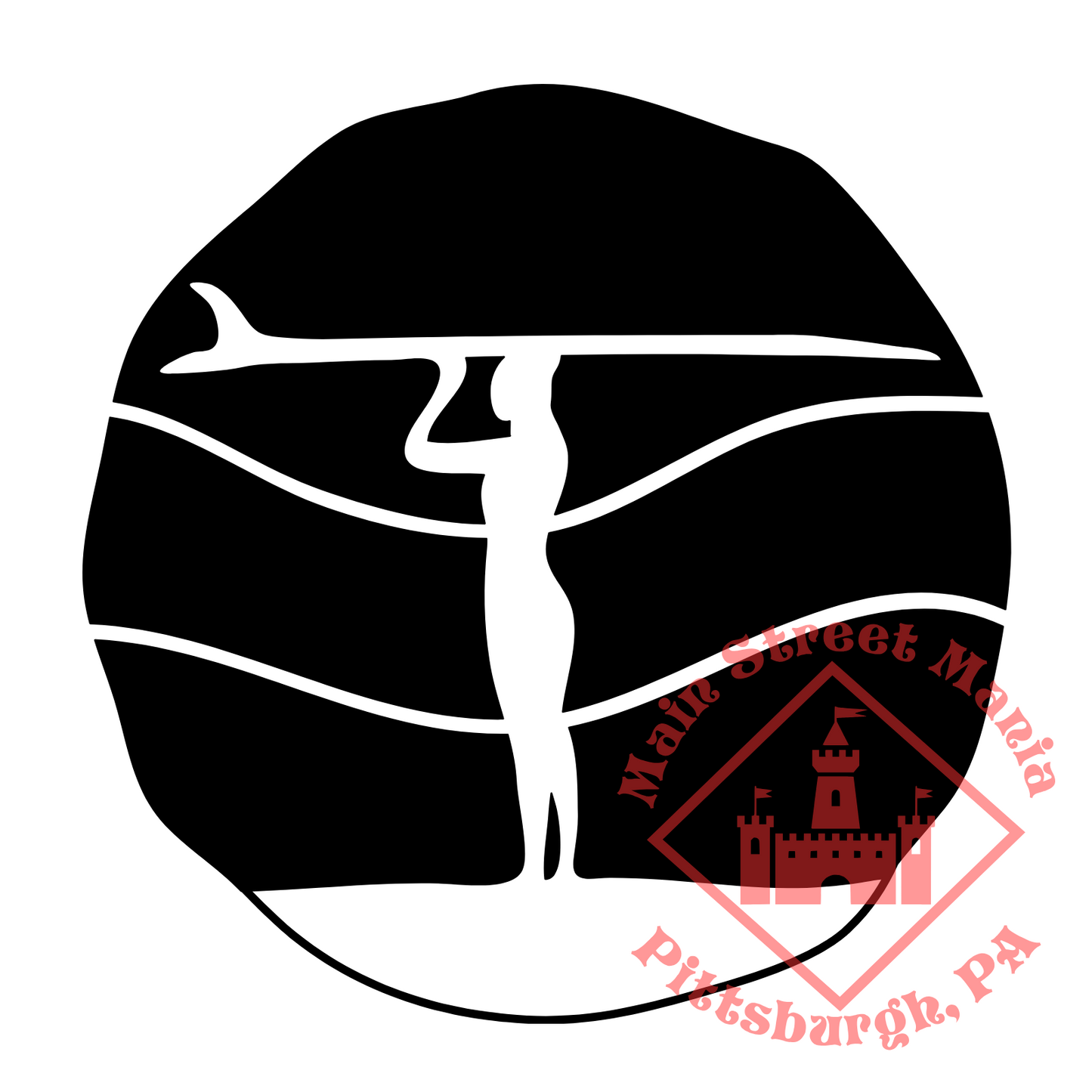 Sunset Surfer Silhouette Sticker Decal