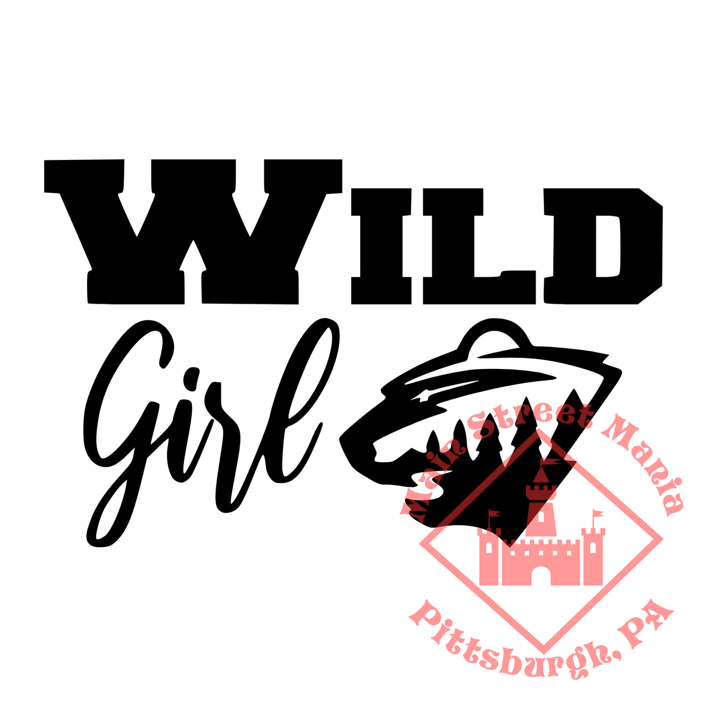 Wild Girl Sticker Decal