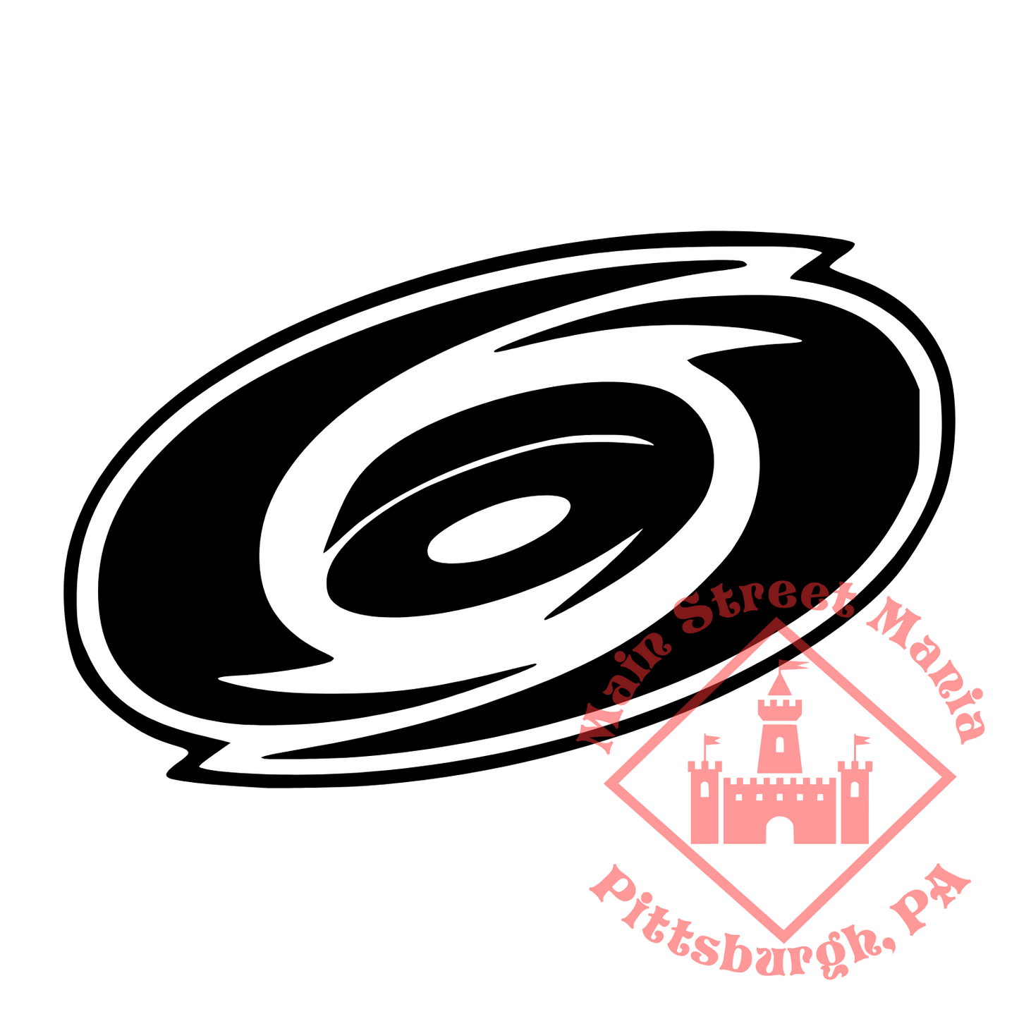 Hurricanes Logo Sticker Decal