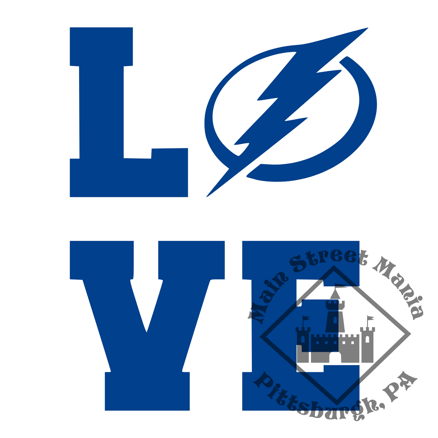 Lightning Love Sticker Decal