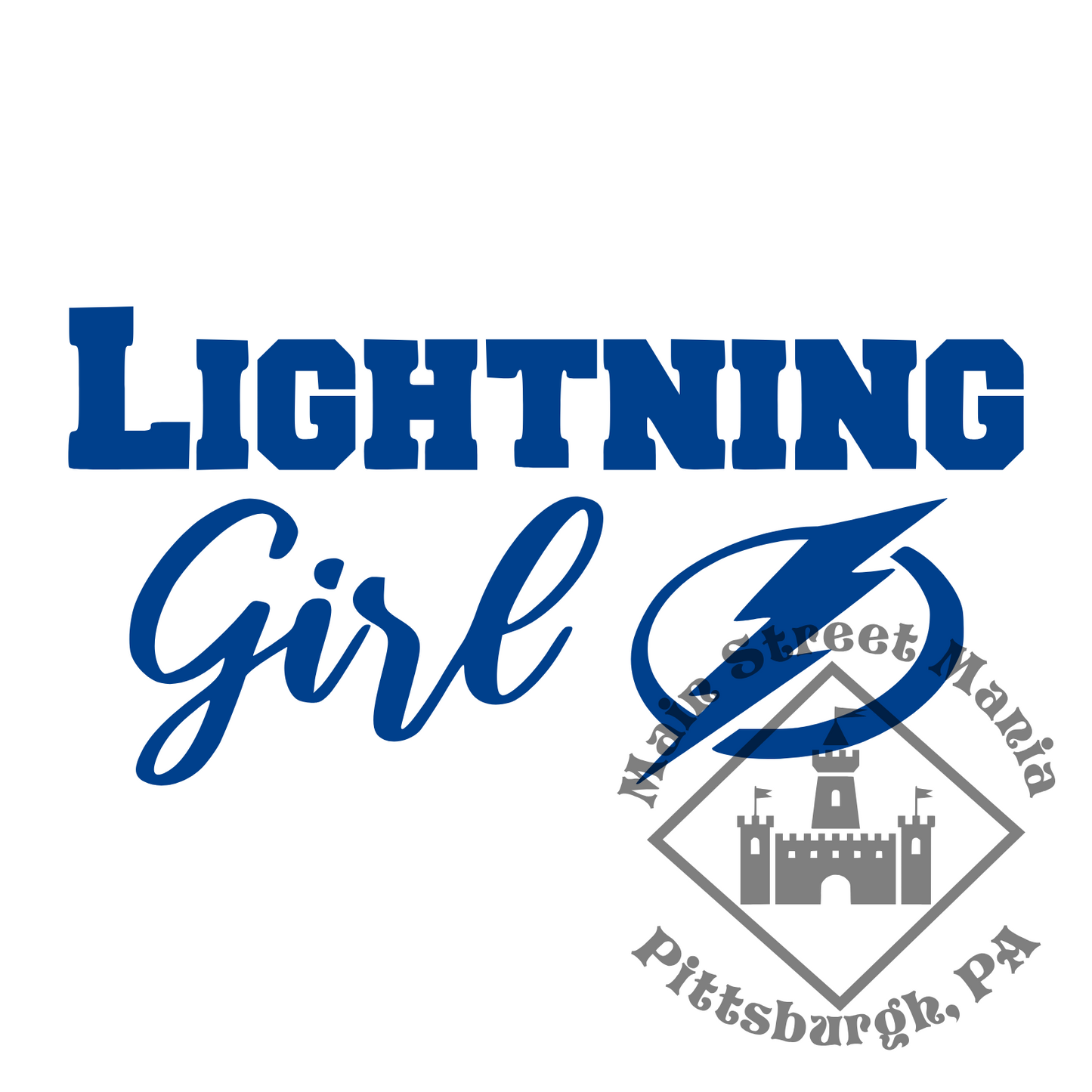 Lightning Girl Sticker Decal