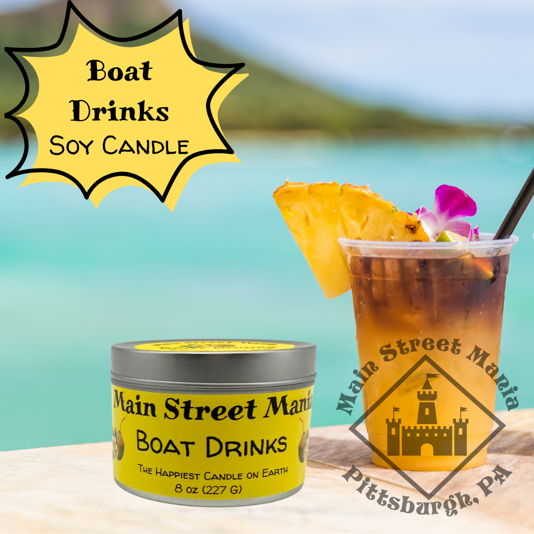 Boat Drinks Jimmy Buffett Happiest Candle On Earth