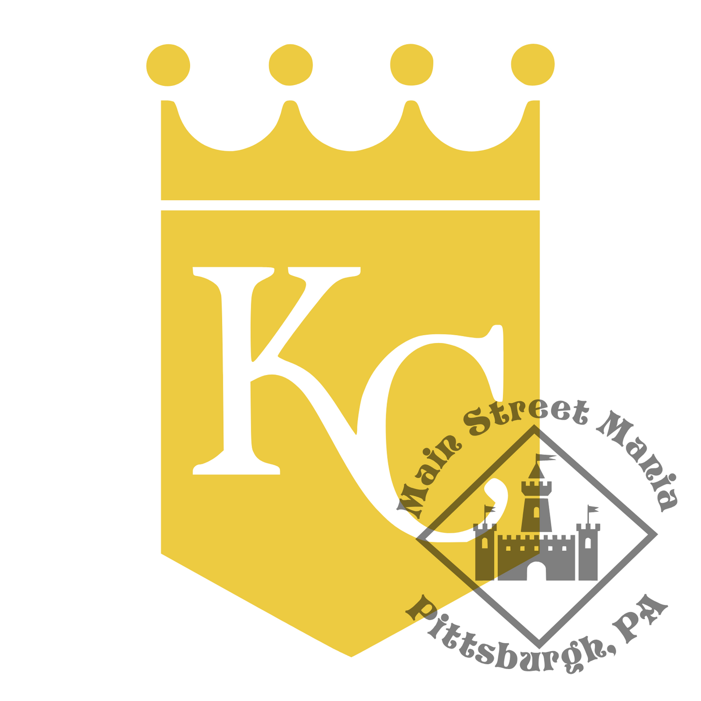 Kansas City Royals KC Logo Sticker Decal