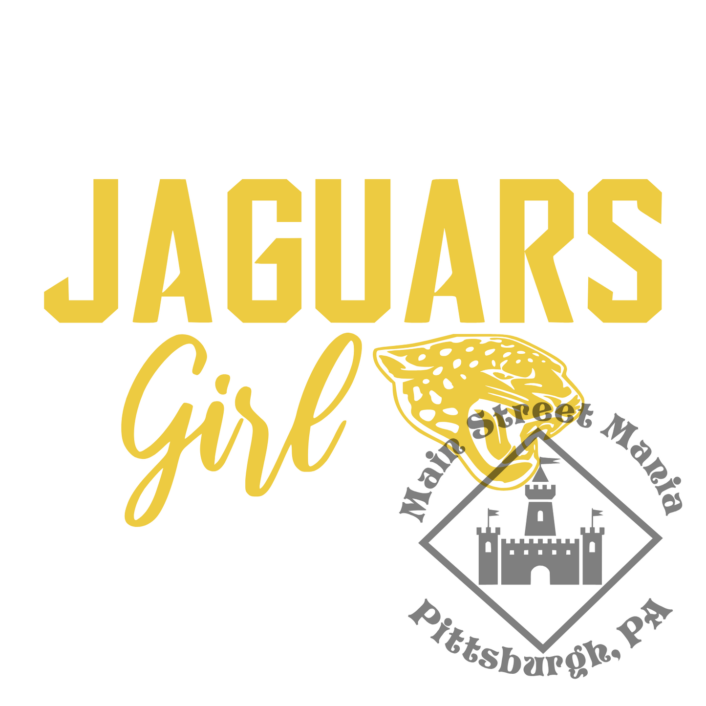 Jaguars Girl Sticker Decal