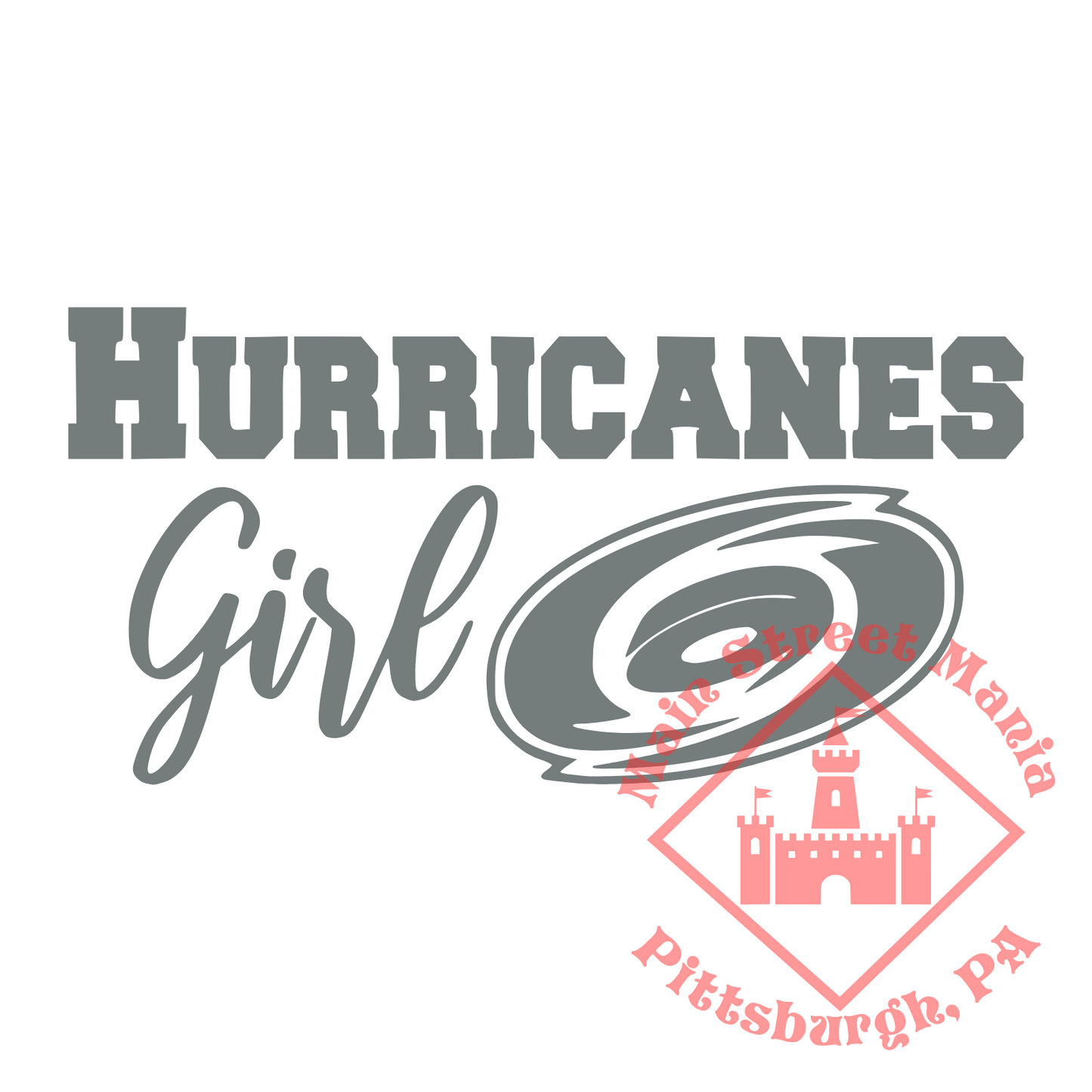 Hurricanes Girl Sticker Decal