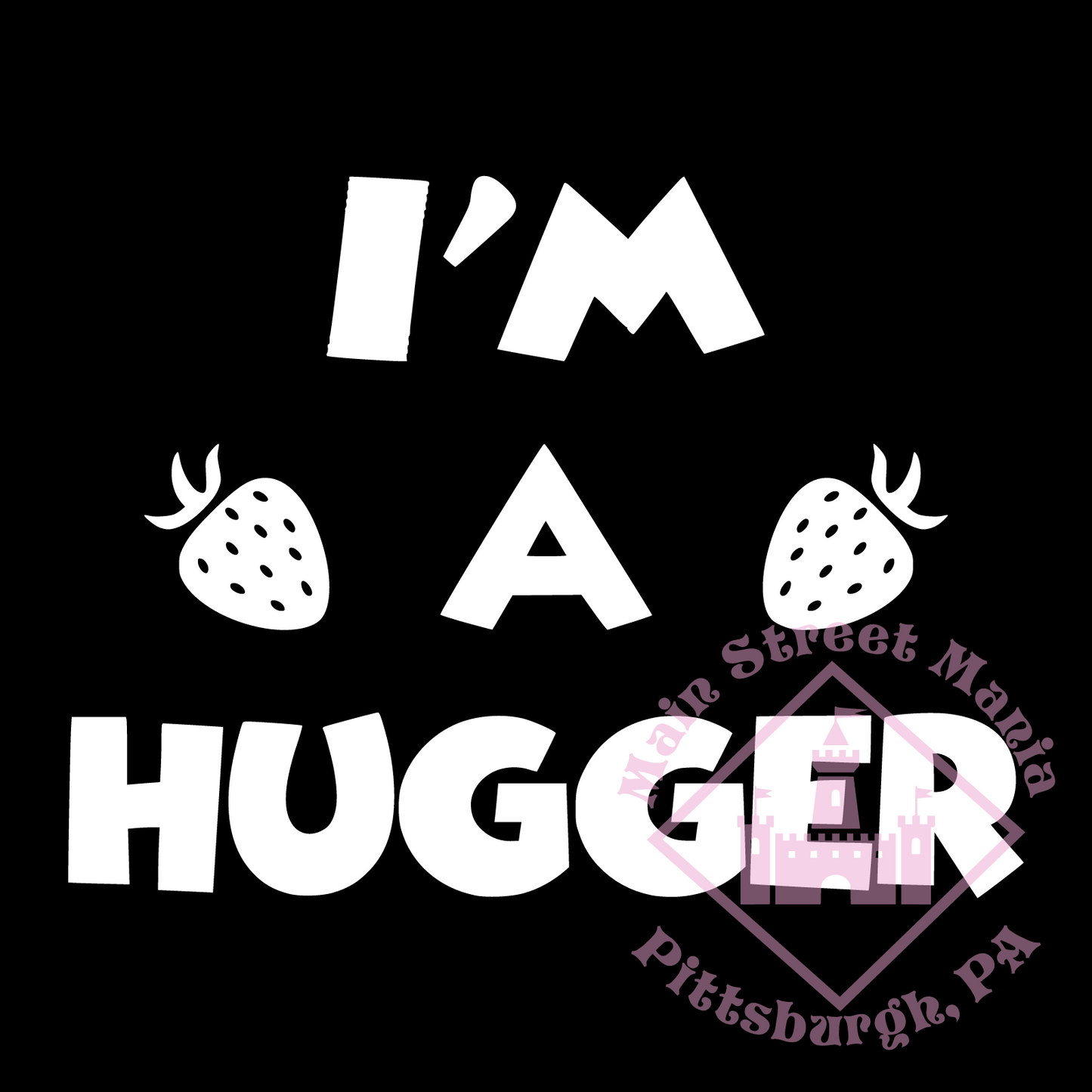 I'm A Hugger Sticker Decal