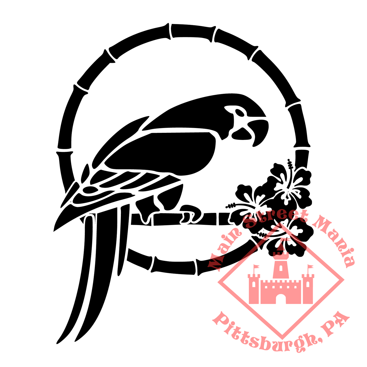Jose Tiki Room Parrot Decal
