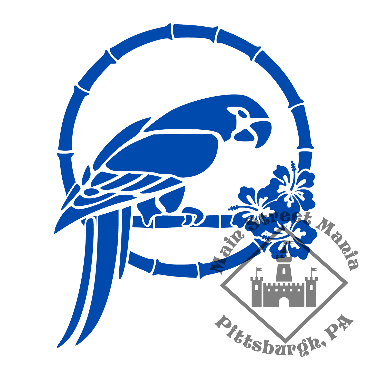 Jose Tiki Room Parrot Decal