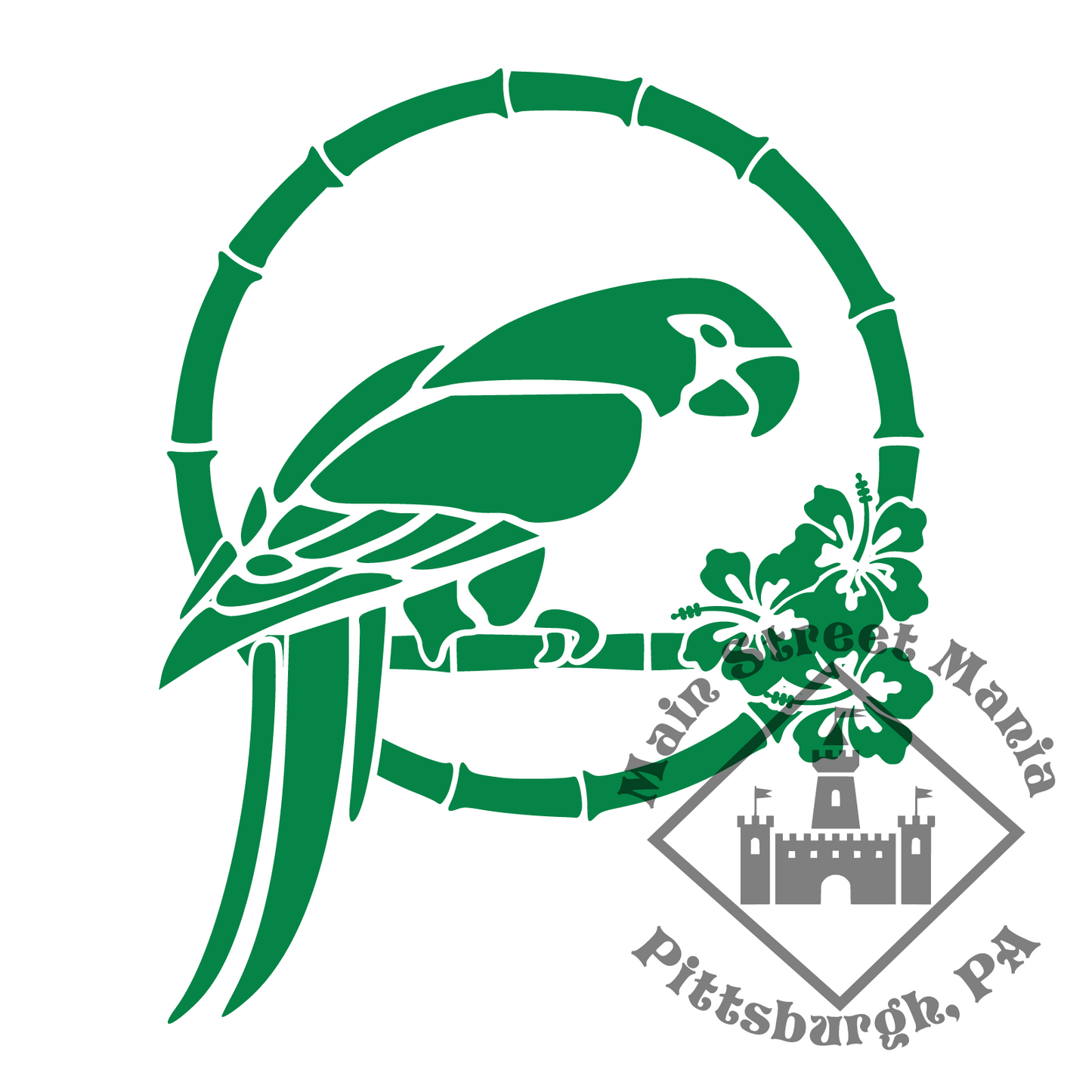 Jose Tiki Room Parrot Decal