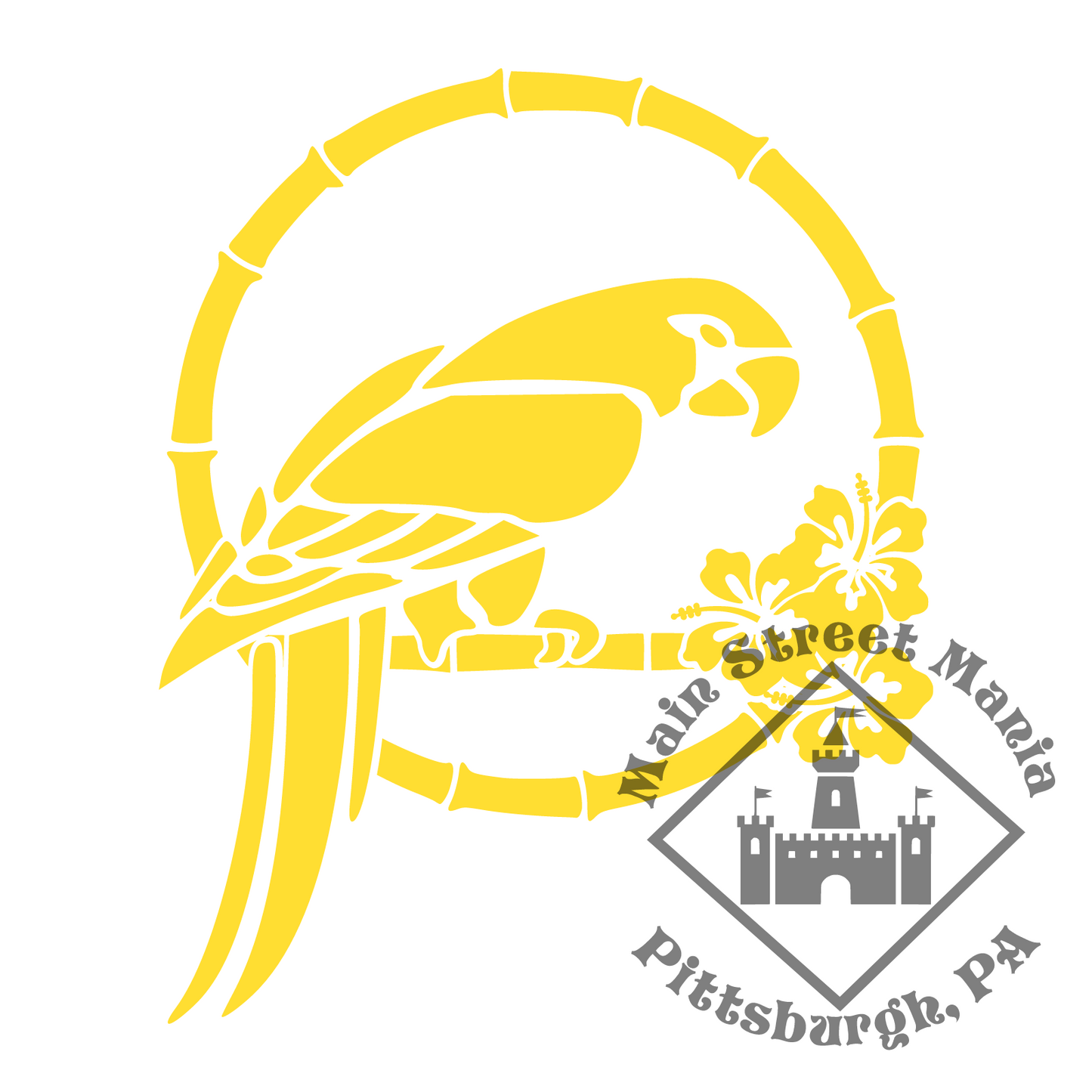 Jose Tiki Room Parrot Decal