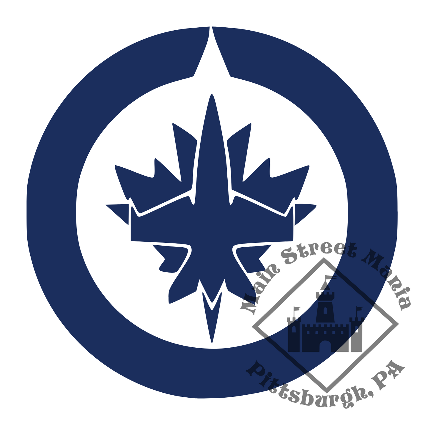 Jets Hockey Logo Sticker Decal