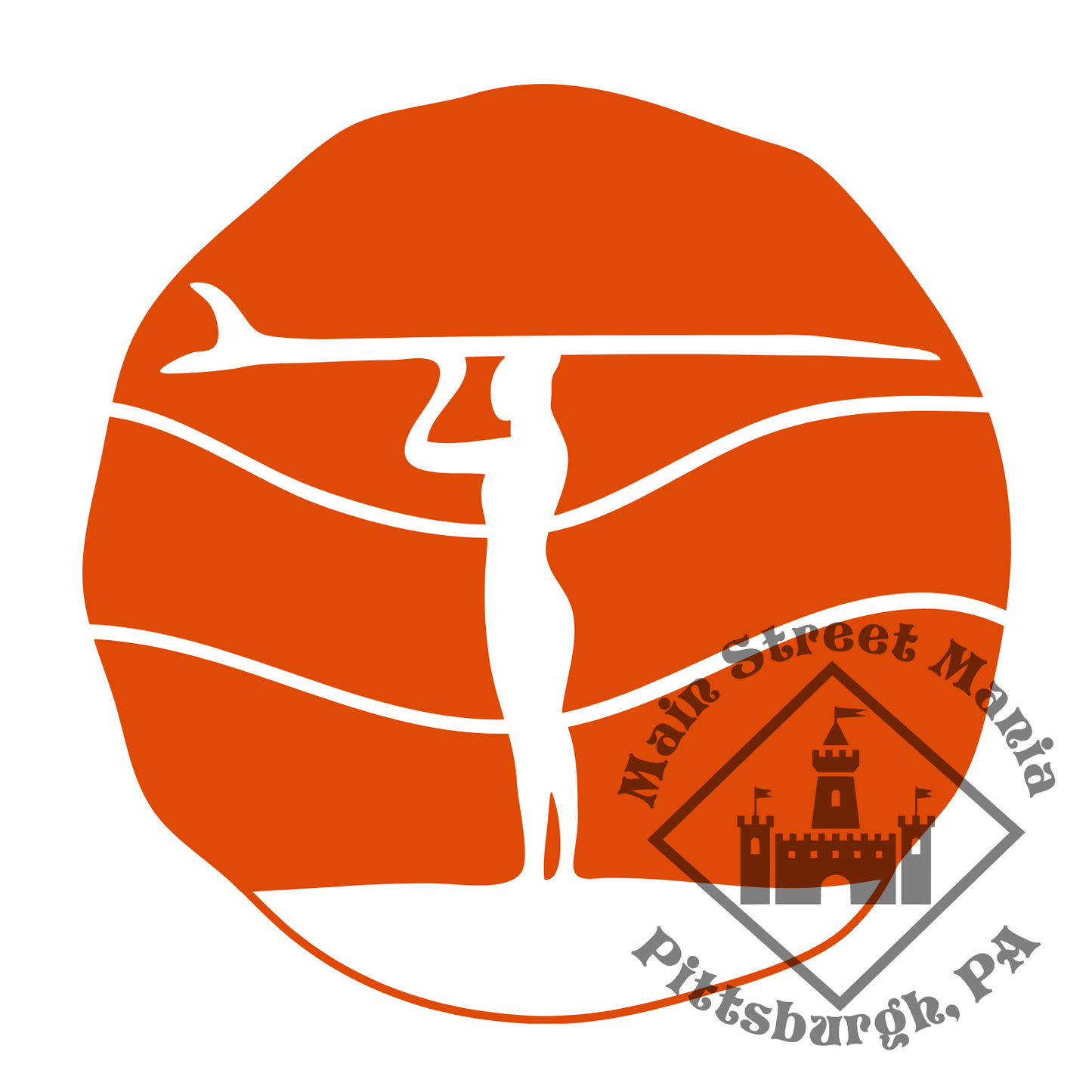 Sunset Surfer Silhouette Sticker Decal