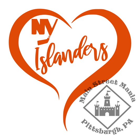 Islanders Heartbeat Sticker Decal