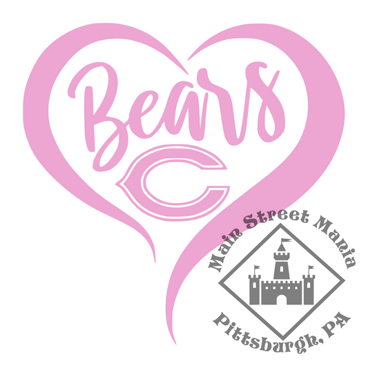 Bears Heart Sticker Decal