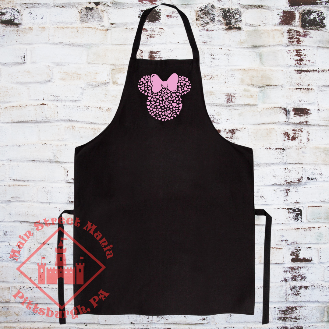Minnie Heart Ears Apron