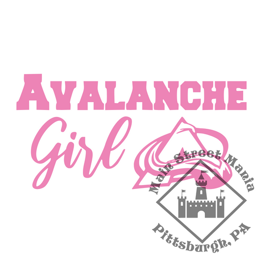 Avalanche Girl Sticker Decal