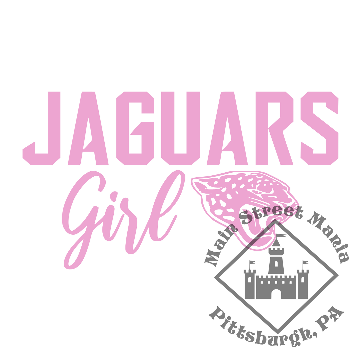 Jaguars Girl Sticker Decal