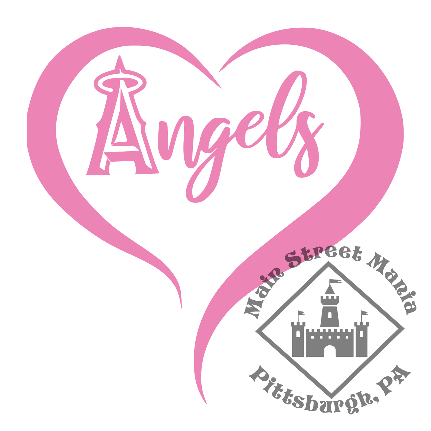 Angels Heart Sticker Decal
