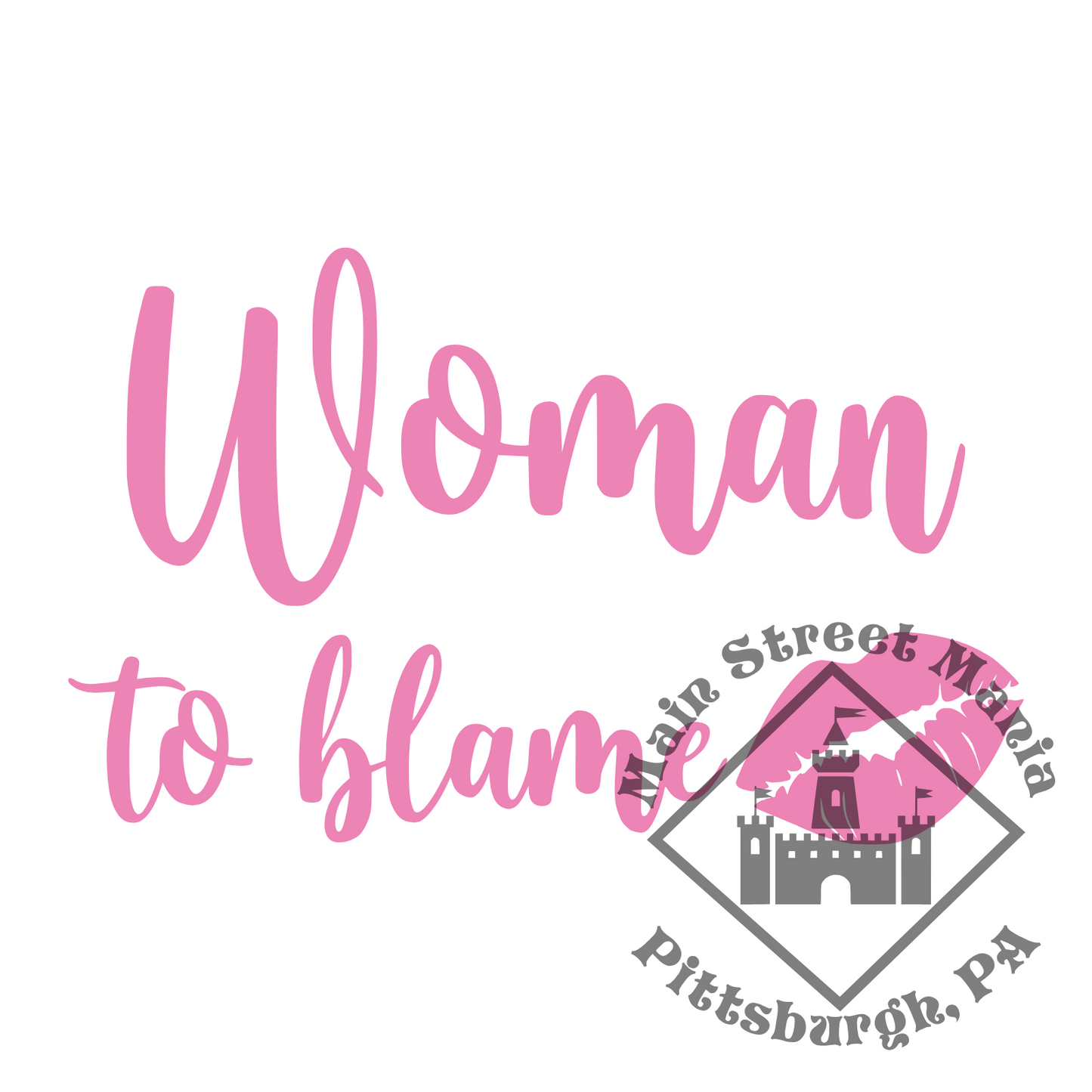 Woman to Blame Sticker Decal