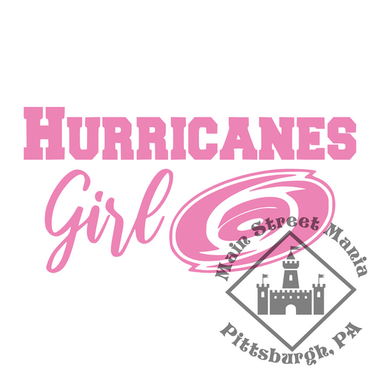 Hurricanes Girl Sticker Decal