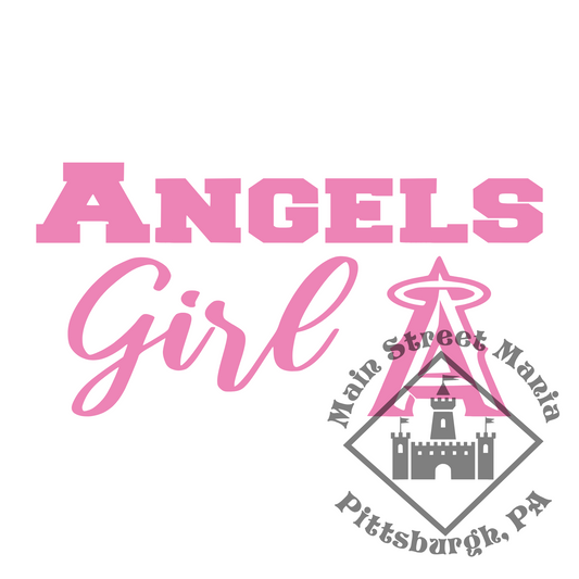 Angels Girl Sticker Decal