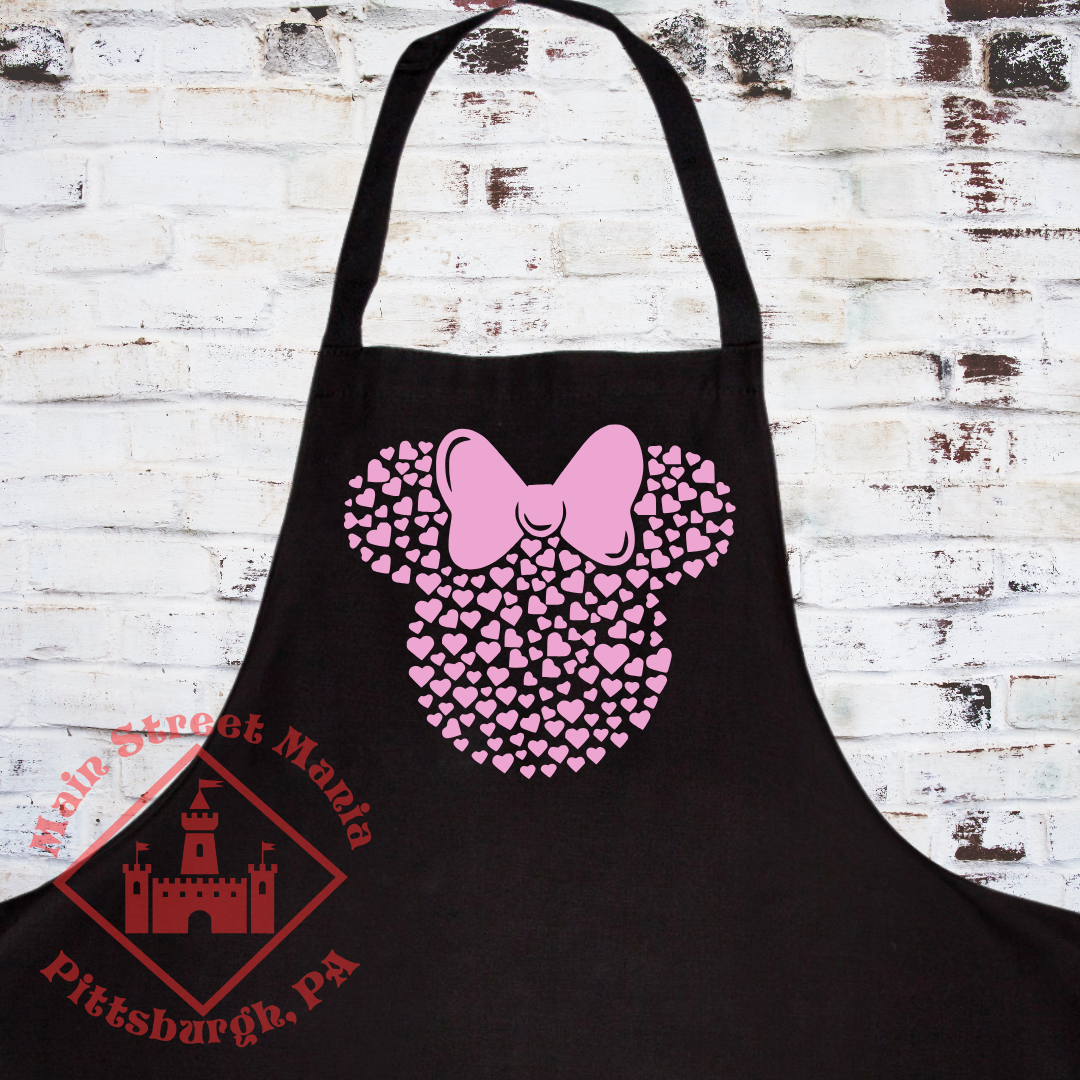 Minnie Heart Ears Apron
