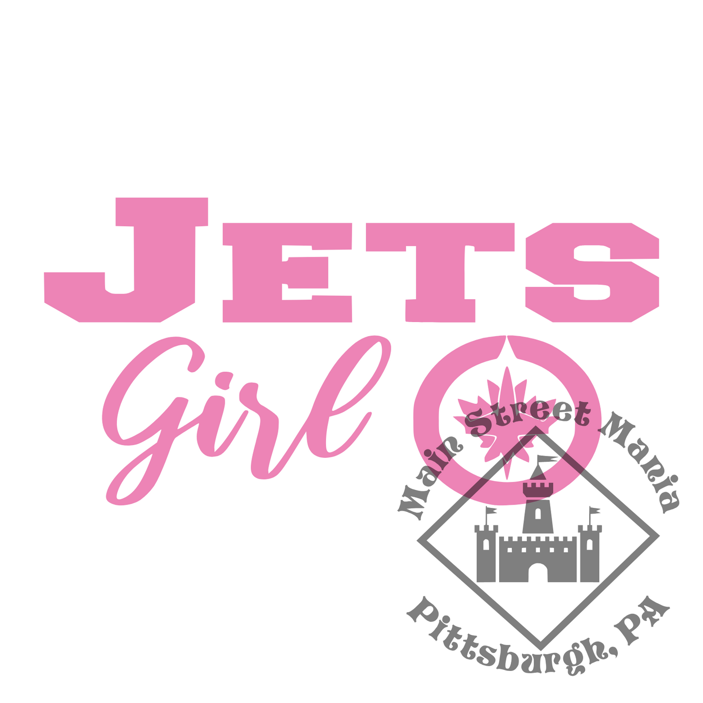 Jets Hockey Girl Sticker Decal